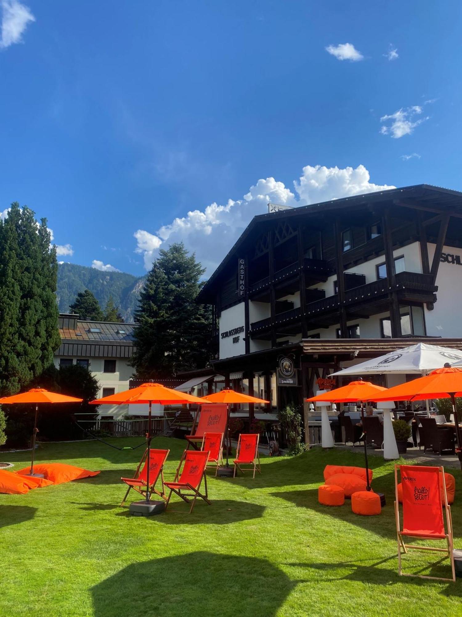 Gasthof Schlossberghof Lienz Buitenkant foto